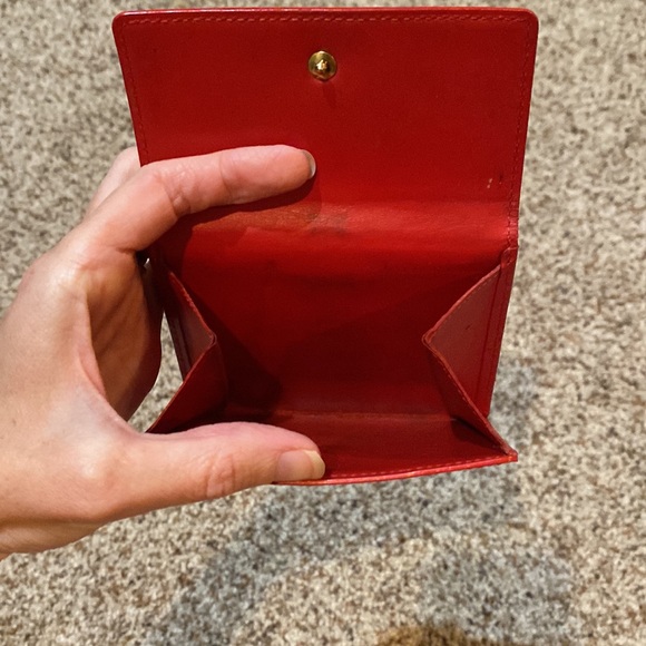 Louis Vuitton Red Vernis Elise Wallet / TH0063 - Picture 5 of 7